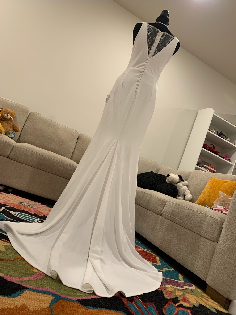 Lulus weeding dress size M NWT - Picture 9 of 16